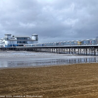 Buy canvas prints of Weston Super Mare Grand Pier by Diana Mower