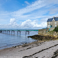 Buy canvas prints of Clevedon Pier Somerset by Diana Mower