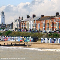 Buy canvas prints of Southwold Promenade panoramic by Diana Mower