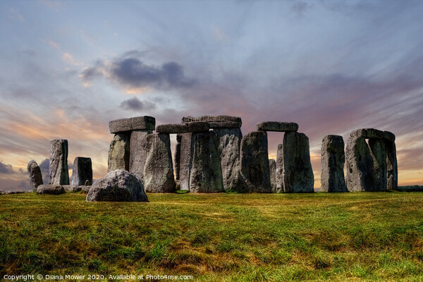 Stonehenge Picture Board by Diana Mower