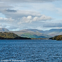 Buy canvas prints of Windermere and The Fairfield Horseshoe by Diana Mower