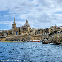 Buy canvas prints of Valletta Malta by Diana Mower