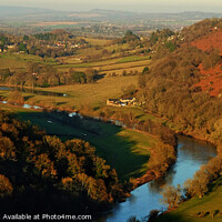 Buy canvas prints of Symonds Yat From the Rock by Diana Mower