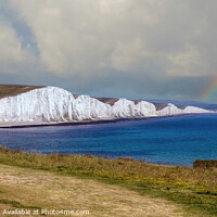 Buy canvas prints of Seven Sisters Rainbow by Diana Mower