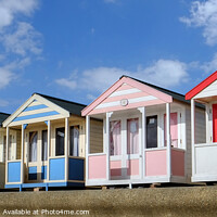 Buy canvas prints of Southwold beach huts on the Promenade by Diana Mower