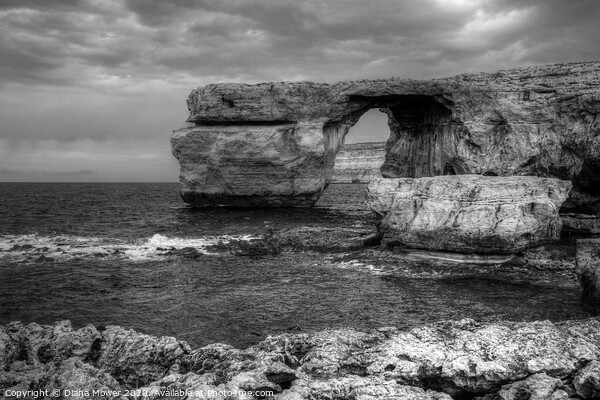 The Azure window Gozo Malta Picture Board by Diana Mower