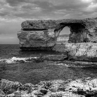 Buy canvas prints of The Azure window Gozo Malta by Diana Mower