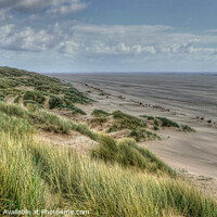 Buy canvas prints of St Annes beach Lancashire  by Diana Mower