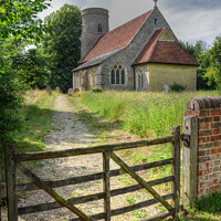 Buy canvas prints of Bardfield Saling Church Essex by Diana Mower