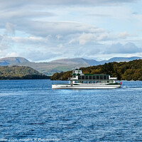 Buy canvas prints of The Swift on Lake Windermere   by Diana Mower