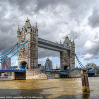 Buy canvas prints of Tower Bridge London City  by Diana Mower