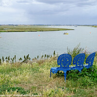 Buy canvas prints of Walton Backwaters View Essex by Diana Mower