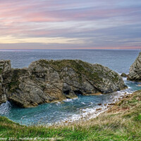 Buy canvas prints of Stair Hole Dorset  by Diana Mower