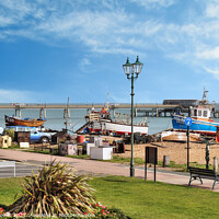 Buy canvas prints of Deal Beach Kent by Diana Mower