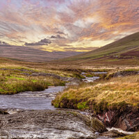 Buy canvas prints of Elan Valley Wales  Sunset by Diana Mower