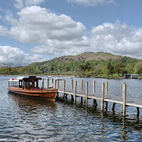 Buy canvas prints of Windermere Jetty Princess of the Lake by Diana Mower