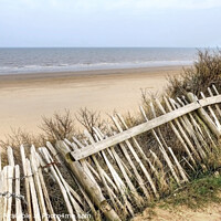 Buy canvas prints of Mablethorpe beach Lincolnshire  by Diana Mower