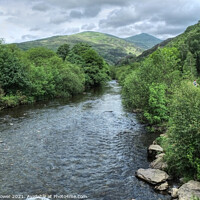 Buy canvas prints of River Glaslyn Beddgelert Snowdonia by Diana Mower