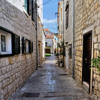 Buy canvas prints of Trogir old town Croatia  by Diana Mower