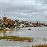 Buy canvas prints of Maldon Hythe and church by Diana Mower