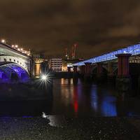 Buy canvas prints of Blackfriars bridge by Carmen Clark