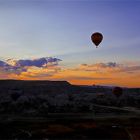 Buy canvas prints of Daybreak over Cappadocia by Arfabita  