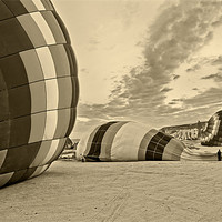 Buy canvas prints of Daybreak blowing a Hot Air Balloon by Arfabita  