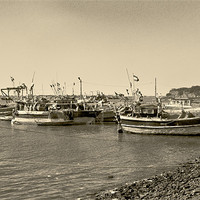 Buy canvas prints of Life on Bet Dwarka Harbor by Arfabita  