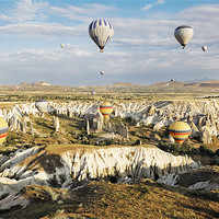 Buy canvas prints of Gorgious hot air balloons by Arfabita  