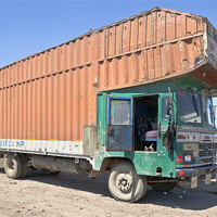 Buy canvas prints of Indian Heavy horse transporter by Arfabita  