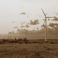 Buy canvas prints of Eco power generation windmills by Arfabita  