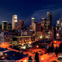 Buy canvas prints of L.A.'s night by Panas Wiwatpanachat