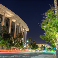 Buy canvas prints of L.A. Music Center by Panas Wiwatpanachat