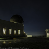 Buy canvas prints of Griffith Observatory by Panas Wiwatpanachat