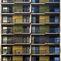 Buy canvas prints of Balconies by Panas Wiwatpanachat