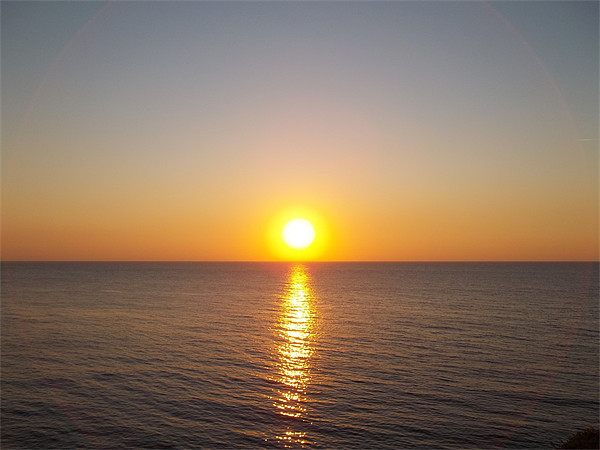 Sunset in Menorca Picture Board by David McBarnett