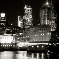 Buy canvas prints of London Bridge at Night by James Wasdell