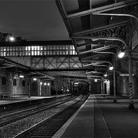 Buy canvas prints of At The Station, Teignmouth. by Louise Wagstaff