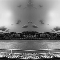 Buy canvas prints of Torquay Pier, Creative. by Louise Wagstaff
