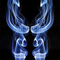 Buy canvas prints of Smoke Photography #7 by Louise Wagstaff