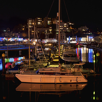 Buy canvas prints of Torquay Harbor by Louise Wagstaff