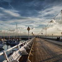 Buy canvas prints of Torquay, Princess Pier by Louise Wagstaff