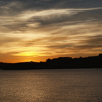 Buy canvas prints of Torquay Sunset 2 by Louise Wagstaff