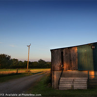 Buy canvas prints of Sunset on the Farm by Ed Pettitt