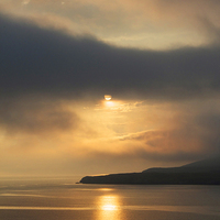 Buy canvas prints of Sunset over Isle Martin by Ed Pettitt