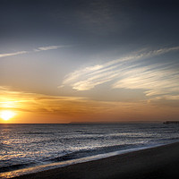 Buy canvas prints of Hastings Pier Sunset by Ed Pettitt