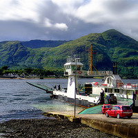 Buy canvas prints of Corran Ferry Loch Linnhe by World Images