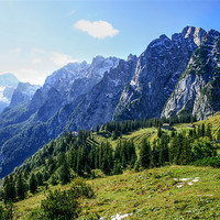 Buy canvas prints of Mount Grosser Donnerkogel by World Images
