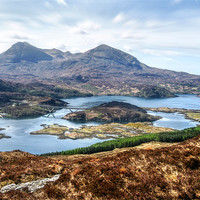 Buy canvas prints of Loch Glendhu by World Images
