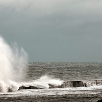 Buy canvas prints of  Angry Sea by Ali Brown
